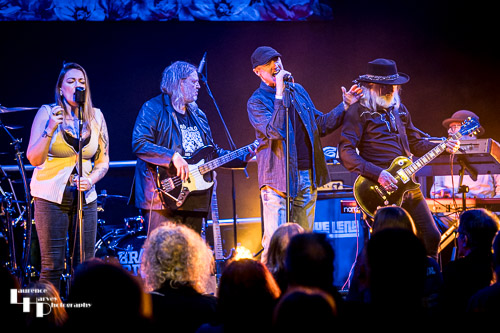 The Blue Lena on stage at Cambridge Junction 2