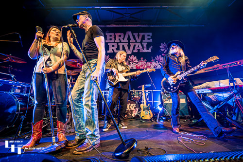 The Blue Lena on stage at Cambridge Junction 2