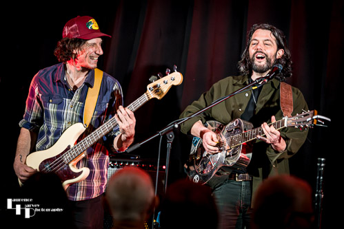 James Cameron on vocals & guitar, Joseph James on vocals & bass