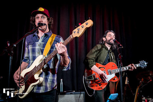 James Cameron on vocals & guitar, Joseph James on vocals & bass