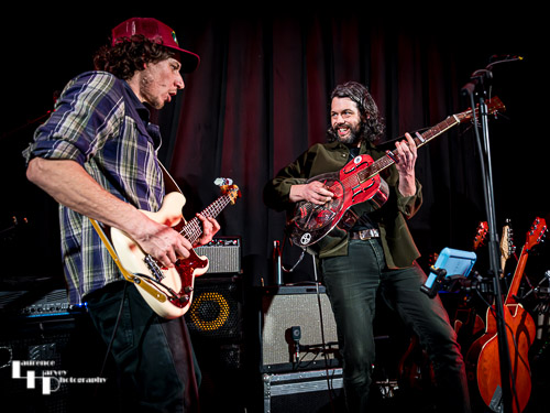 James Cameron on vocals & guitar, Joseph James on vocals & bass