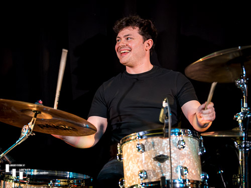 Ben Hart on drums