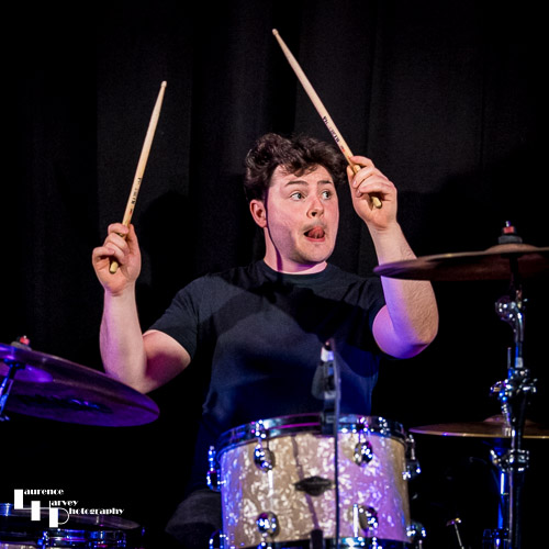 Ben Hart on drums