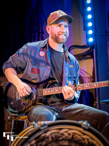 James Fox on percussion & guitar