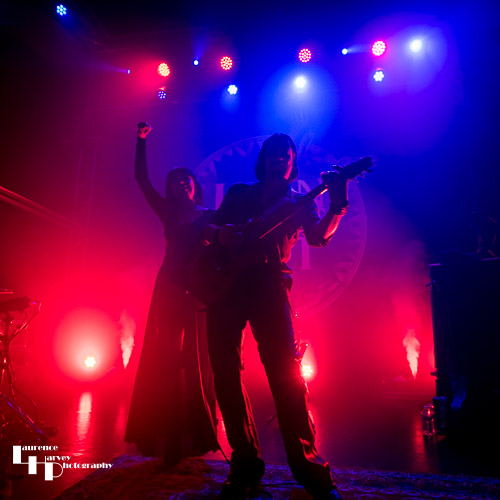 Grace Bond on vocals, Aaron Bond on guitar & vocals