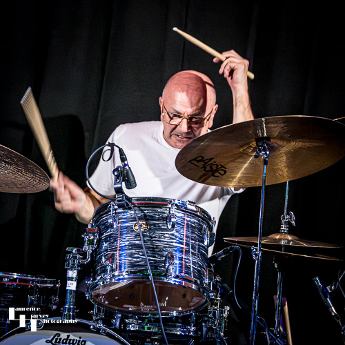 Steve Rushton on drums