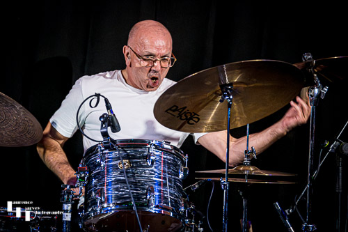 Steve Rushton on drums