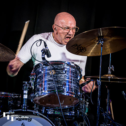 Steve Rushton on drums