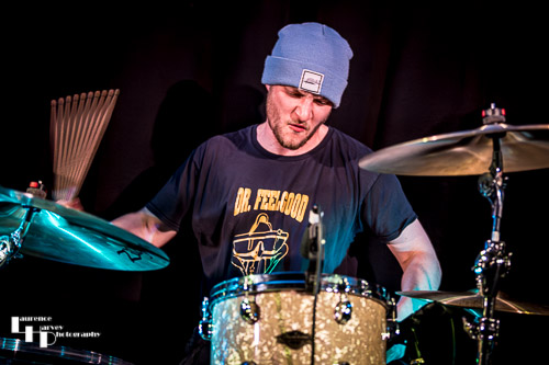 Ben Schulze on drums