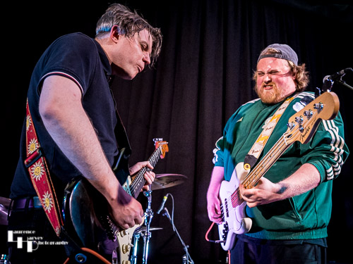 Zac Schulze on vocals & guitar, Ant Greenwell on bass