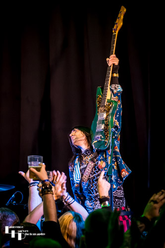 PY Letellier on bass