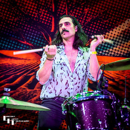 Dave Traina on drums