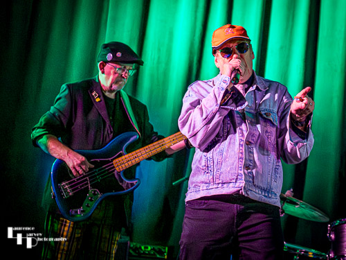 David Stephenson on lead vocals, Marcel McClarnon on bass