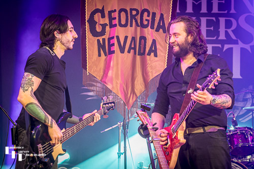 Edd Robinson on guitar, Alex Orefice on bass