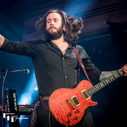 Edd Robinson on guitar