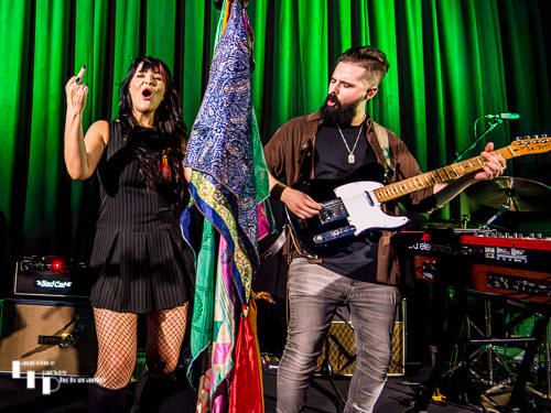 Phoebe Jane on lead vocals, Josiah J Manning on guitar