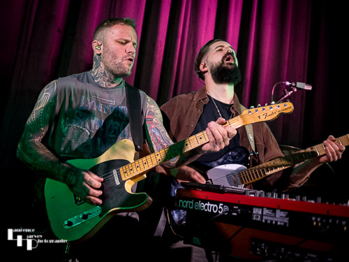 Kris Barras & Josiah J Manning on guitars