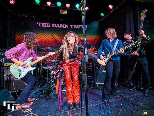 Parker Barrow on stage at The Waterfront Studio