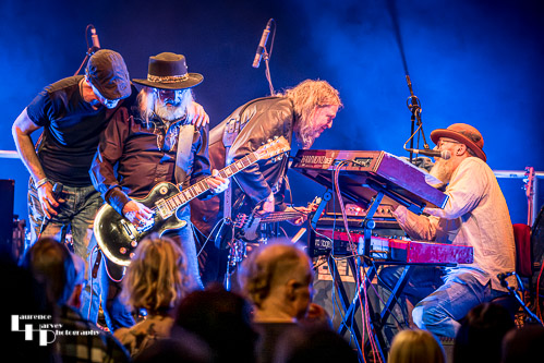 The Blue Lena on stage at Cambridge Junction 2