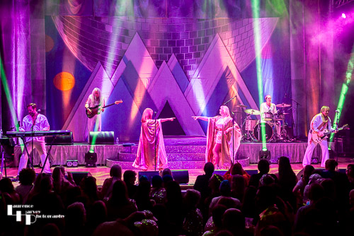 Voulez Vous on stage at The Apex