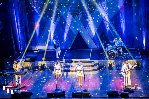 Voulez Vous on stage at The Apex