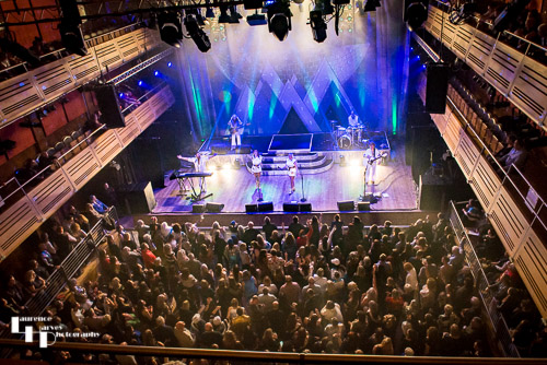 Voulez Vous on stage at The Apex