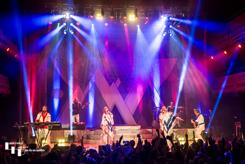 Voulez Vous on stage at The Apex