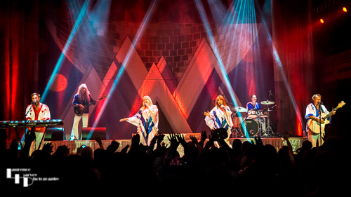 Voulez Vous on stage at The Apex