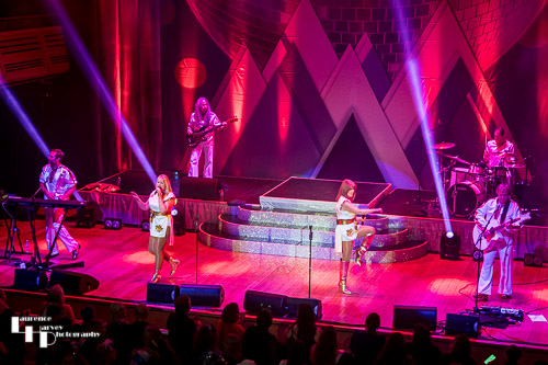 Voulez Vous on stage at The Apex