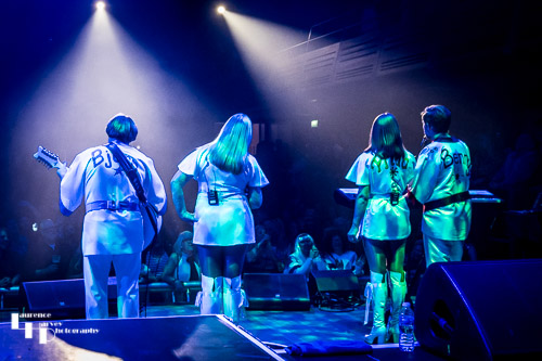 Voulez Vous on stage at The Apex