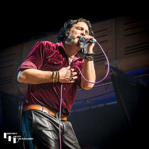 Aaron Bond on vocals