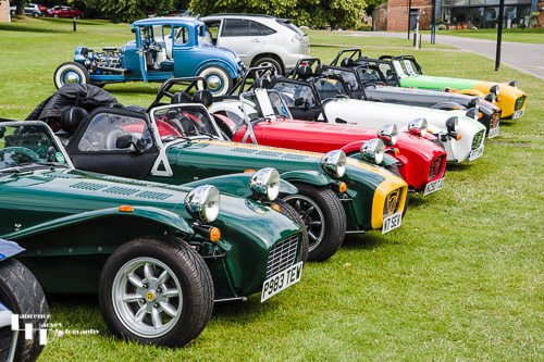 Row of Lotus 7's