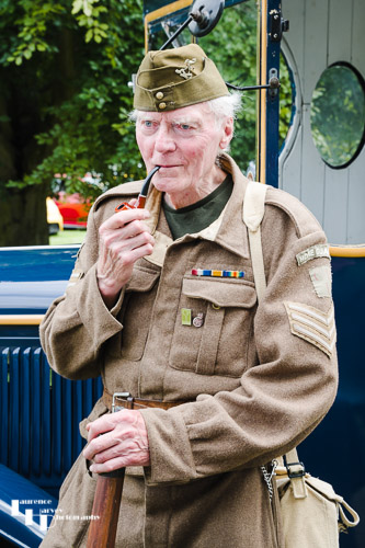 Dad's Army butchers van with ' Lance Corporal Jones'