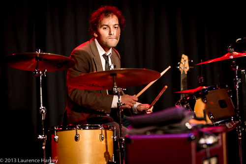 Karim Bouazza on drums