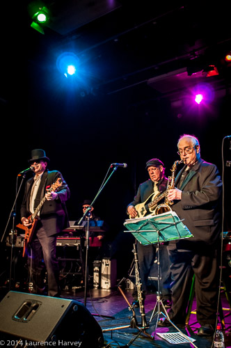 The Hitman Blues Band on stage