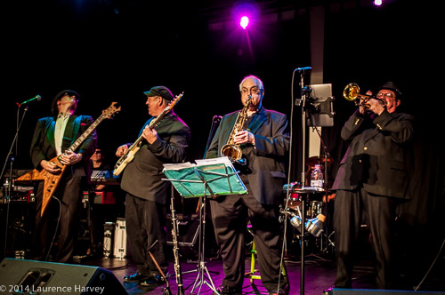 The Hitman Blues Band on stage