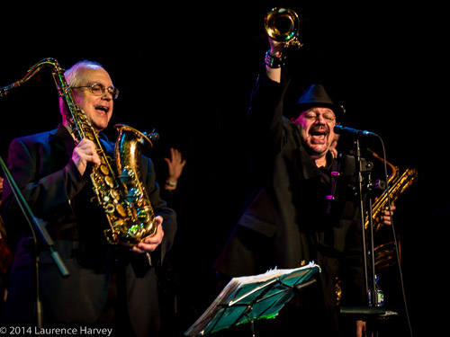 Michael Snyder on sax & Eric Altarac on trumpet