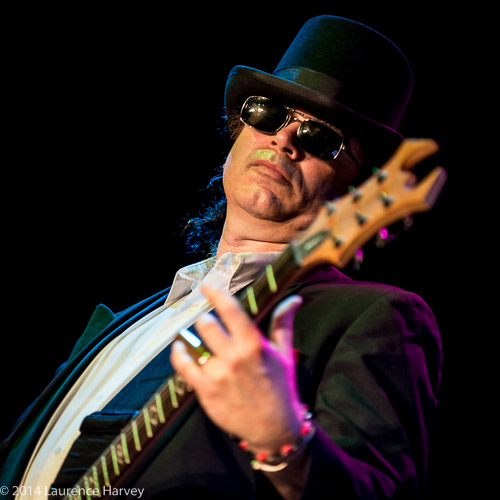 Russell 'Hitman' Alexander on guitar