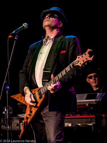 Russell 'Hitman' Alexander on guitar