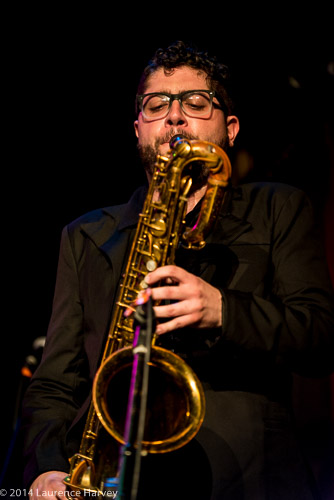 Mikey Vitale on baritone sax
