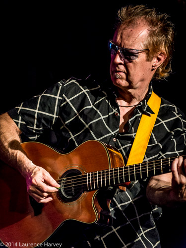 D'zal Martin on acoustic guitar