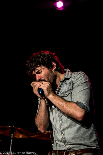 Nick White on harmonica