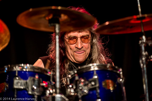 Mike Richardson on drums