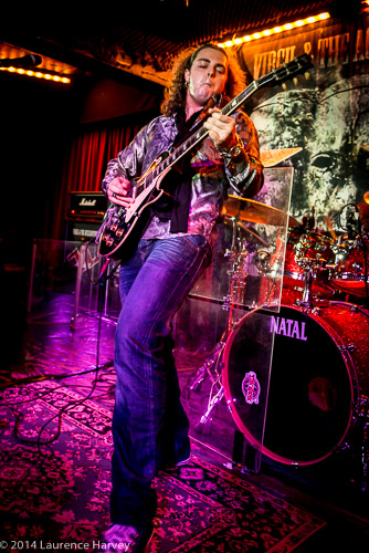 Virgil McMahon on guitar