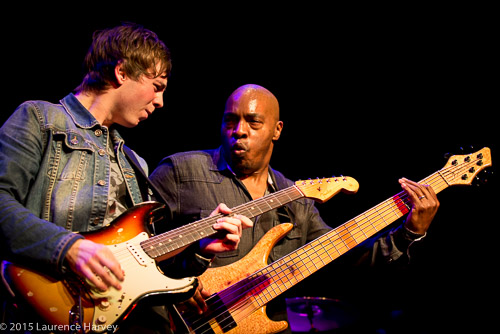 Laurence Jones on guitar & vocals & Roger Inniss on bass