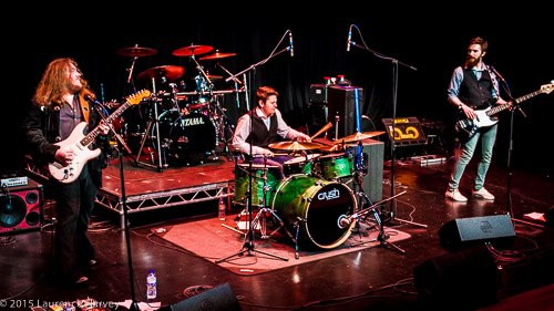 Tom Killner & his band on stage at Arlington Arts Centre
