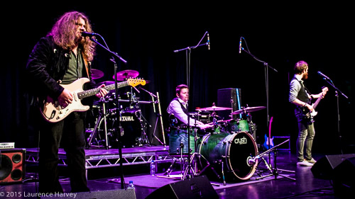 Tom Killner & his band on stage at Arlington Arts Centre