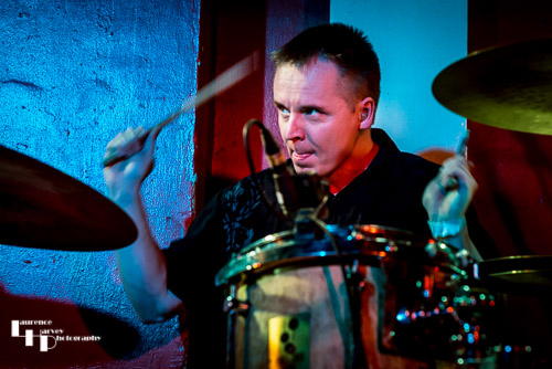Kai Jokiaho on drums
