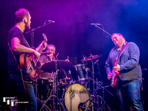 Danny Bryant & his band on stage at Arlington Arts Centre