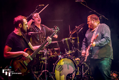 Danny Bryant & his band on stage at Arlington Arts Centre
